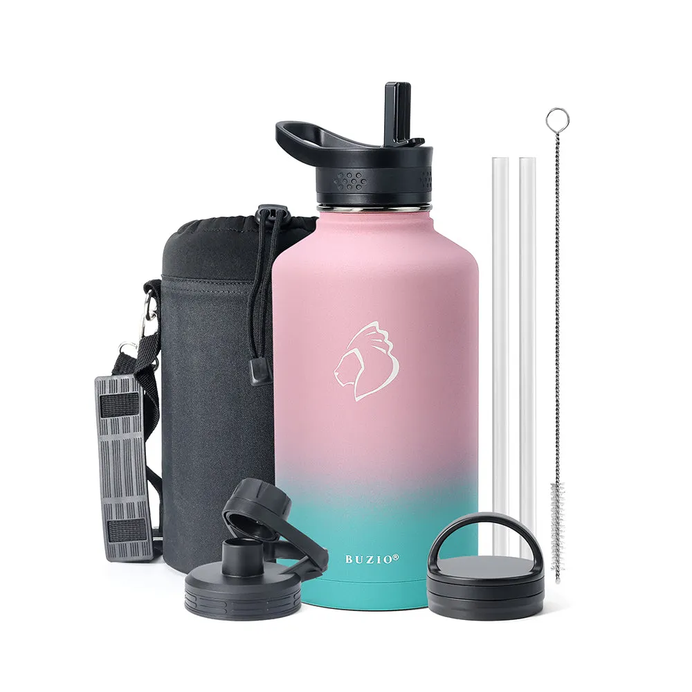 Trio Series Water Bottle with 3 Lids | 64oz