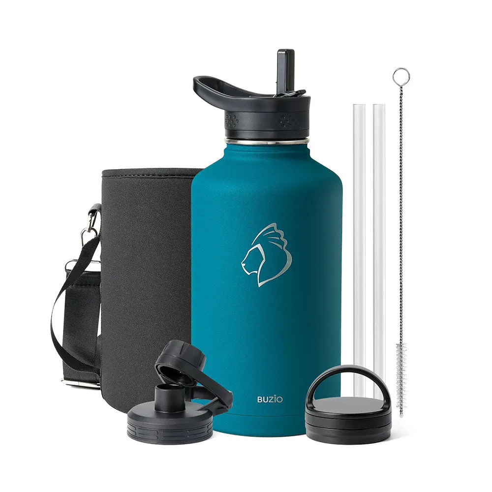 Trio Series Water Bottle with 3 Lids | 64oz