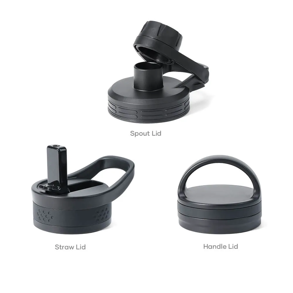 Trio Series Water Bottle with 3 Lids | 64oz