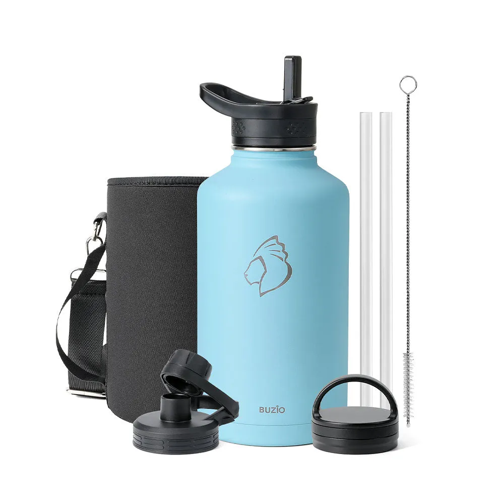 Trio Series Water Bottle with 3 Lids | 64oz