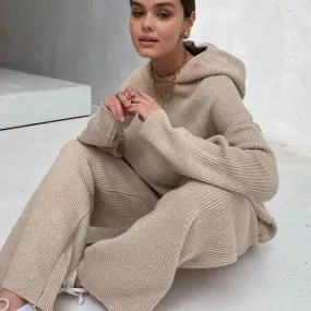 Two-piece fashion sports sweater suit women