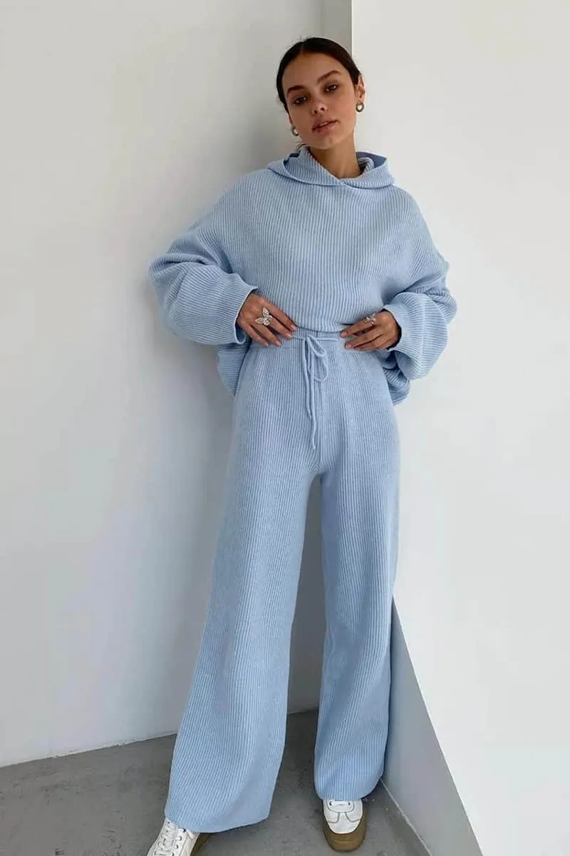 Two-piece fashion sports sweater suit women
