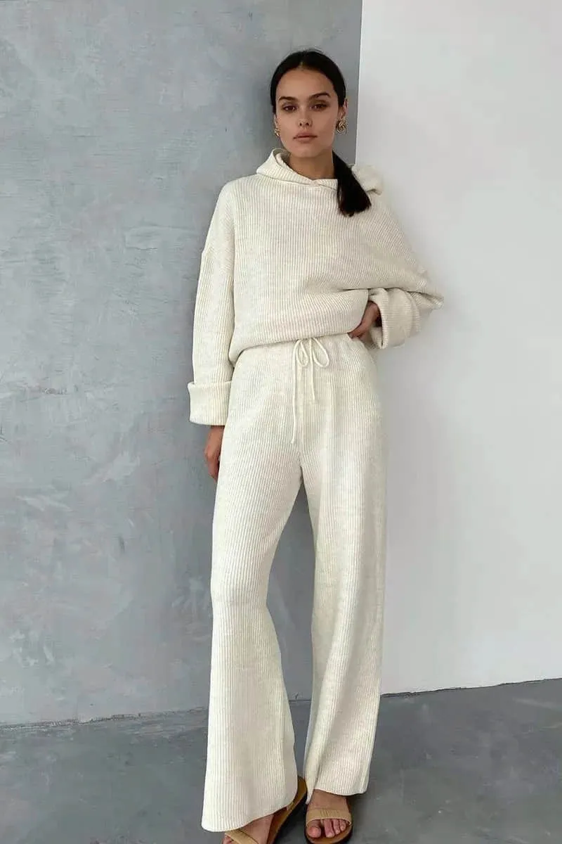 Two-piece fashion sports sweater suit women